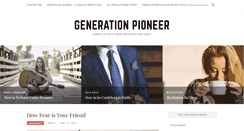 Desktop Screenshot of generationpioneer.com